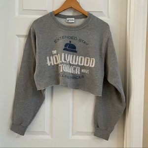 Vintage crop Disney sweatshirt